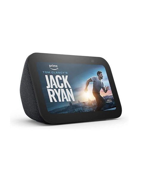 Paquete de 2 pantallas inteligentes de lanzamiento Echo Show 5 de tercera generación de 2023 con graves más profundos