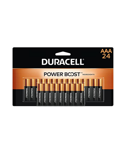 24 pilas AA y AAA Duracell Coppertop a la venta