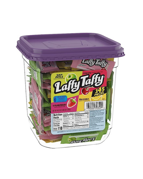 Tarro de caramelos surtidos Laffy Taffy (145 unidades)