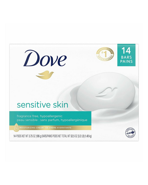 Dove Beauty Bar More Moisturizing Than Bar Soap for Softer Skin (14 Bars)
