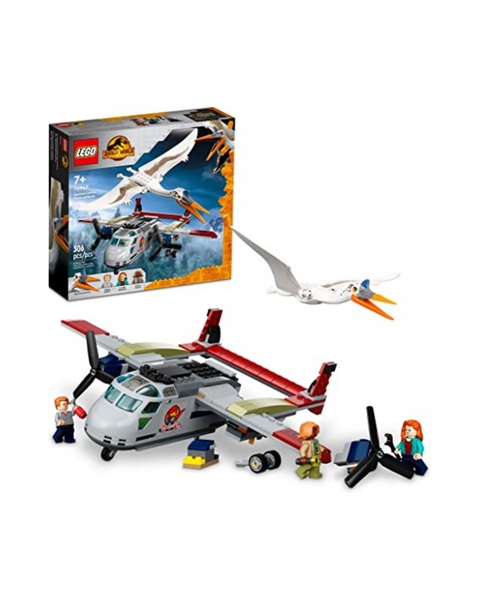LEGO Jurassic World Dominion Quetzalcoatlus Plane Ambush Set (306 Pcs)
