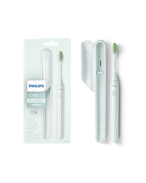 Philips One by Sonicare Battery Toothbrush, Mint Light Blue