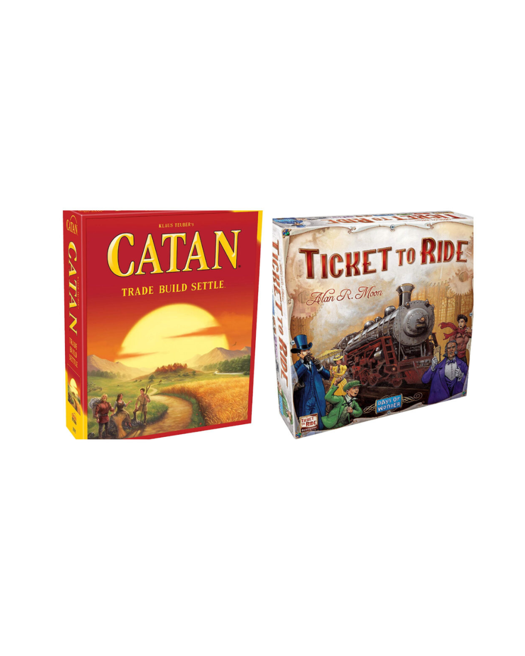 Ticket to Ride or Catan Board Games PzDeals
