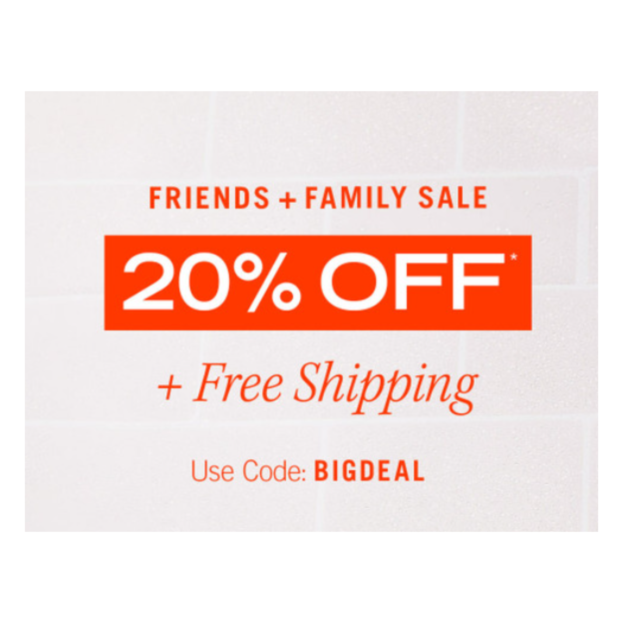First Aid Beauty 20% OFF EVERYTHING!