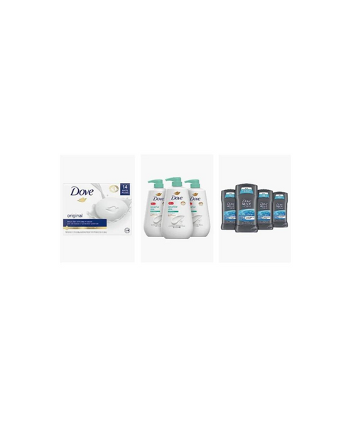 Hasta 50 % de descuento en los favoritos de belleza de Dove y Dove Men Care