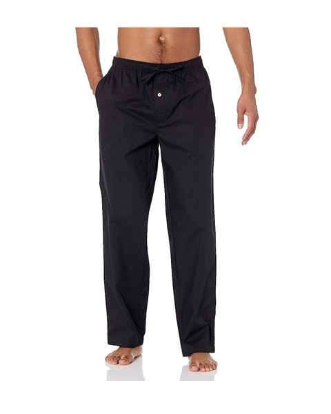 Amazon Essentials Pantalones de pijama tejidos de corte recto para hombre