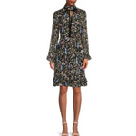 MIKAEL AGHAL Floral Print Dress