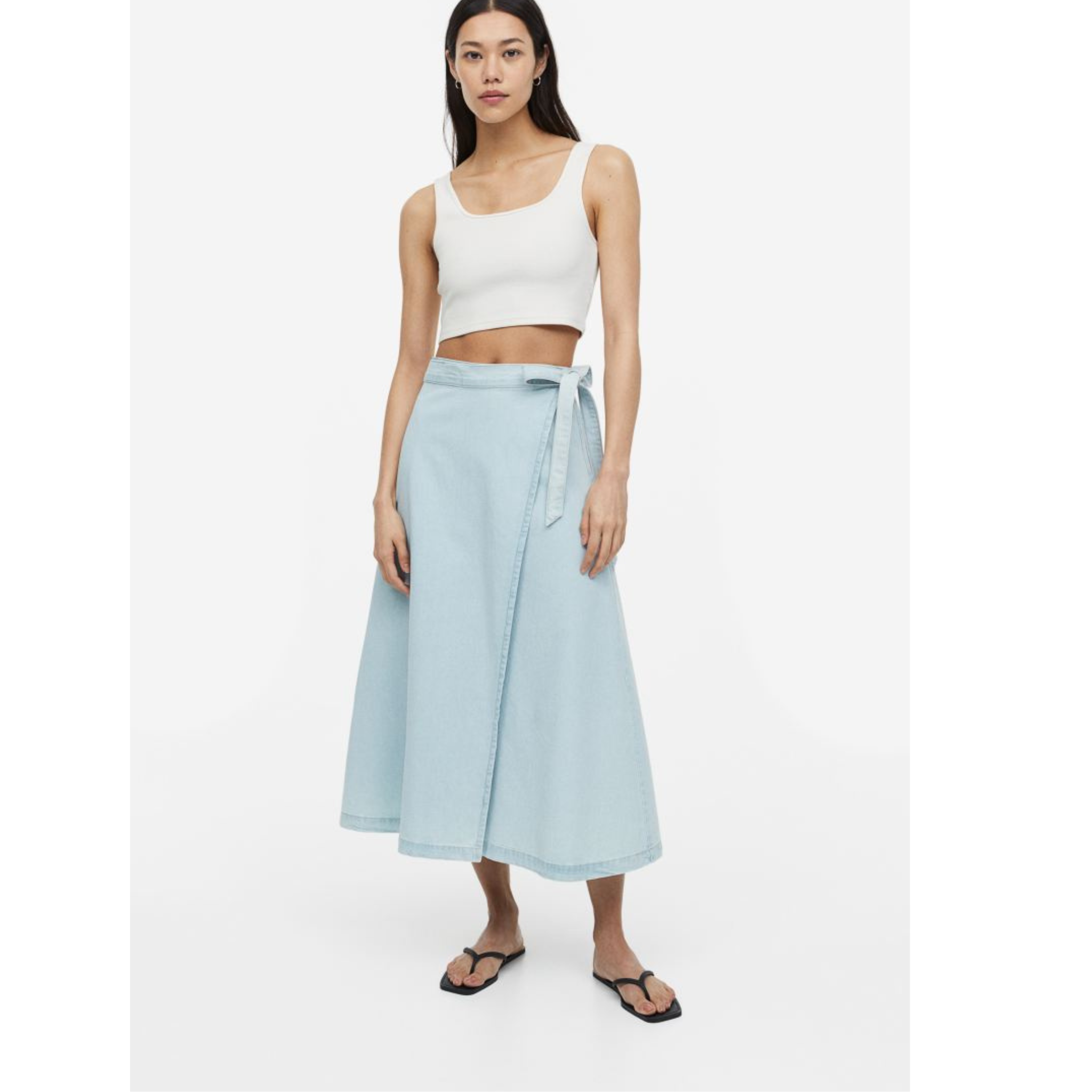 H&M Denim Wrap Skirt (2 COLORS)