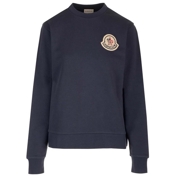 Sudadera de manga larga Moncler Mujer con parche del logo (3 COLORES)