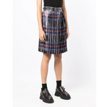 Charles Jeffrey Loverboy Pleated-Tartan Skirt