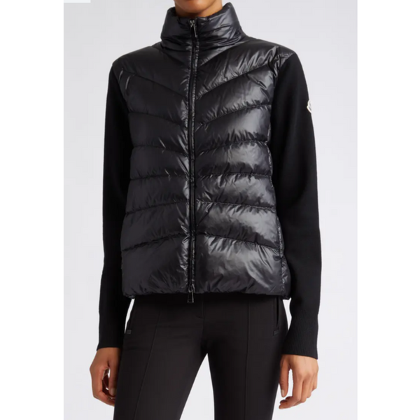 Moncler Chaqueta acolchada de punto de lana y nailon (3 COLORES)