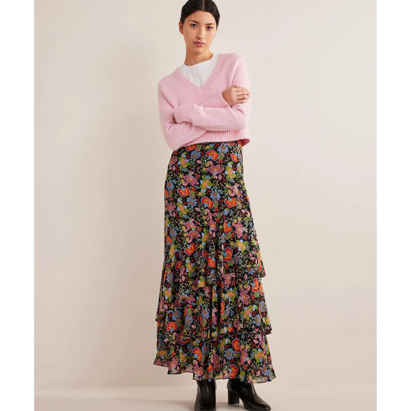 Falda larga con volantes múltiples de Boden (3 COLORES)