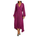 Vestido midi plisado Sadie de Ramy Brook
