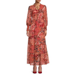 Julia Jordan Floral Smocked Maxi Dress