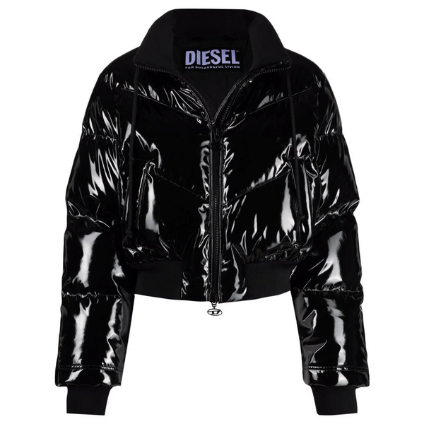 Diesel Chaqueta Acolchada Crema