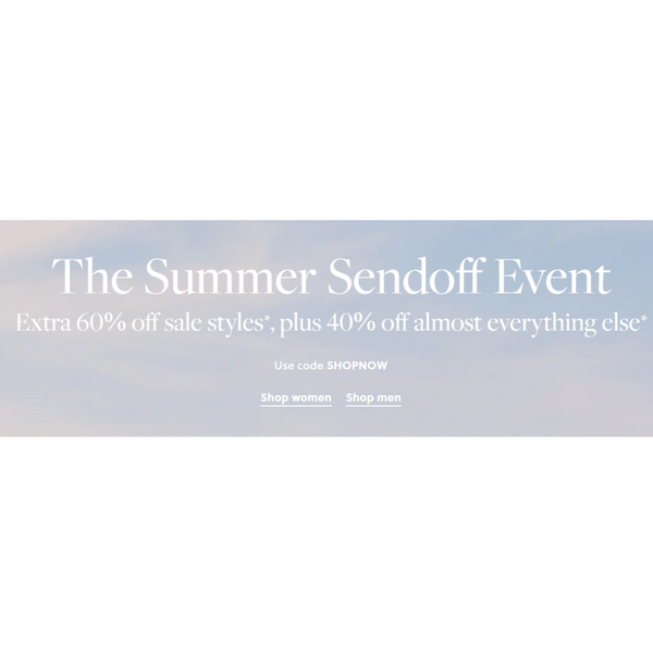 J Crew Summer Sendoff Event! EXTRA 60% + 40% OFF Everything else!