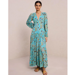 Vestido largo de seda ALC Annie