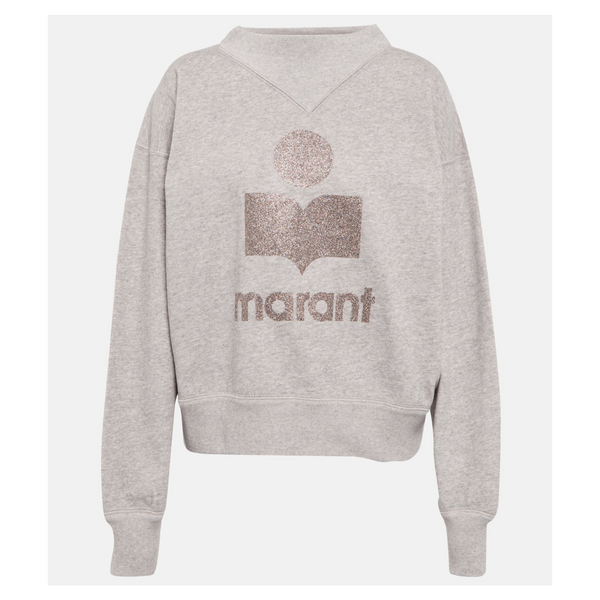 Sudadera Marant Etoile Moby Logo Mezcla De Algodón (MUJER)