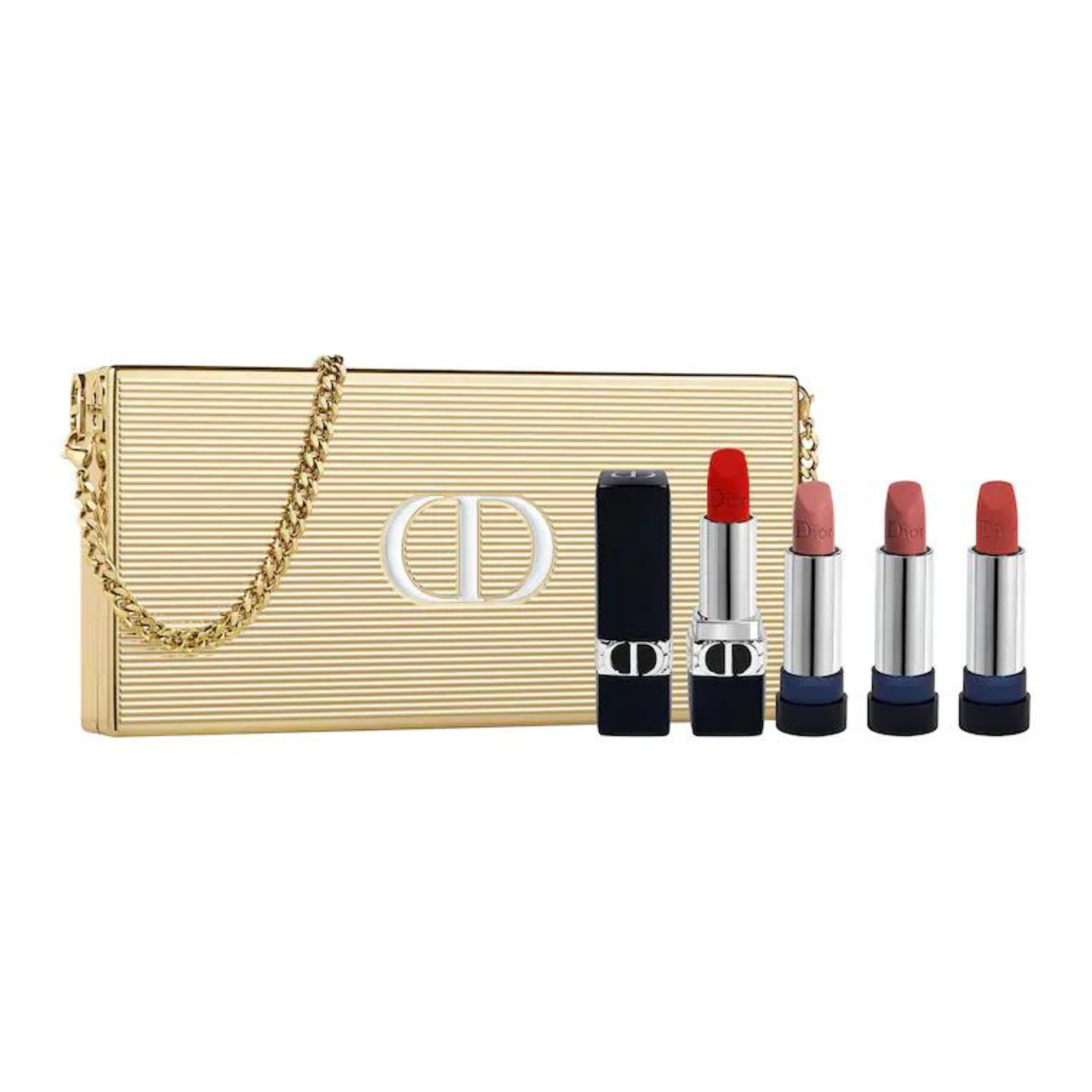 Dior Lipstick Collection Case + Gold Clutch!!