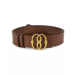 Cinturón con emblema de cuero Bally (HOMBRE)