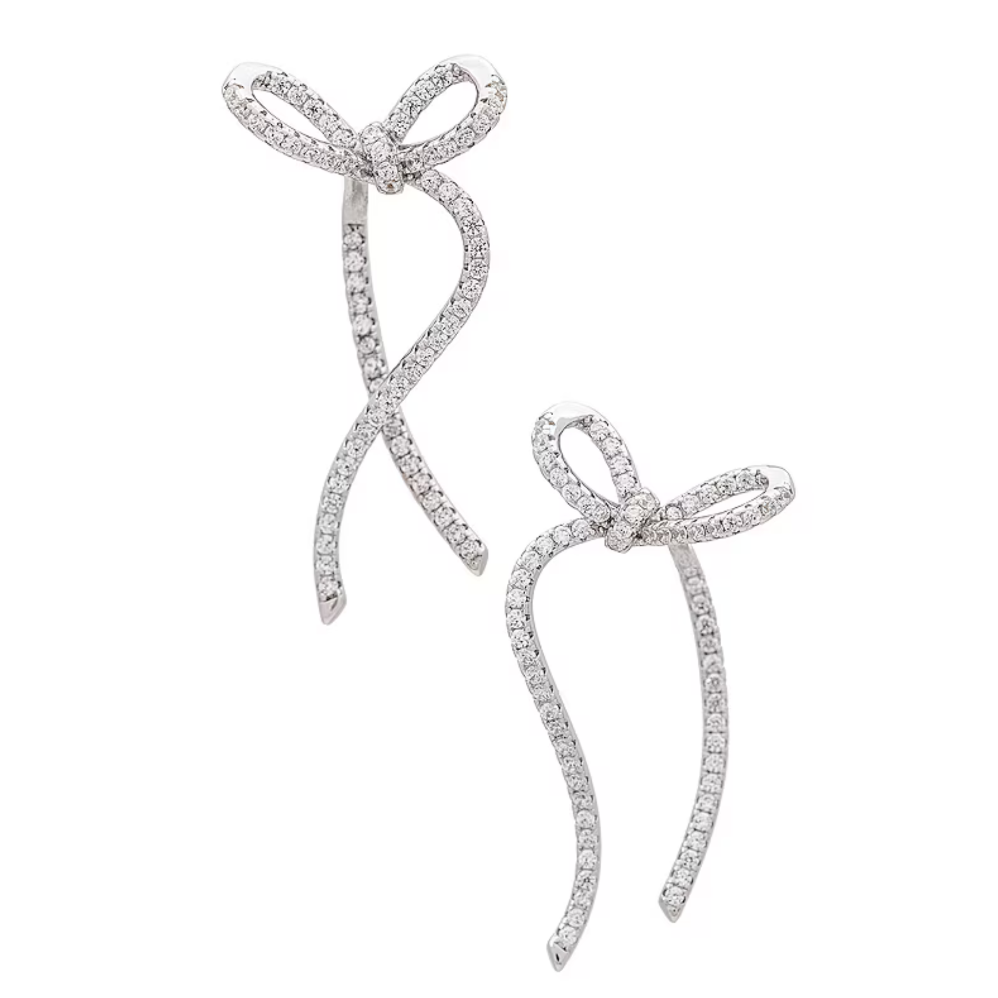 Shashi Silver Crystal Earrings