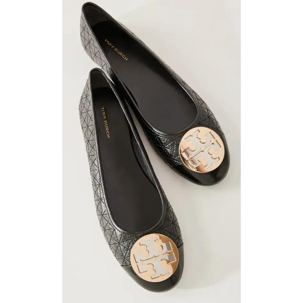 Bailarinas acolchadas Claire de Tory Burch (NEGRO)