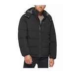 Chaqueta acolchada elástica con capucha para hombre (varias)