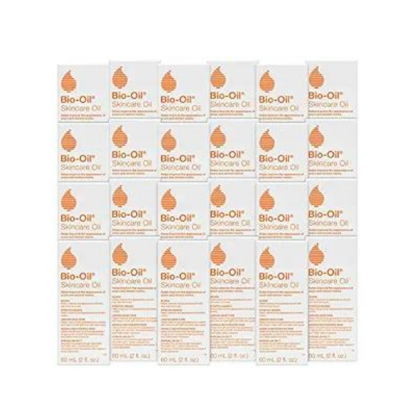 Bio-Oil Skincare Body Oil, Vitamin E, Serum for Scars & Stretchmarks (Pack of 24, 2 oz)