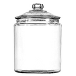 Anchor Hocking Frasco de vidrio Heritage Hill de 2 galones con tapa