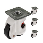 Juego de 4 ruedas autonivelantes Happybuy de 1,65"