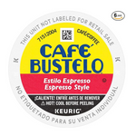 Café Bustelo Espresso de 72 unidades, café tostado oscuro, cápsulas Keurig K-Cup