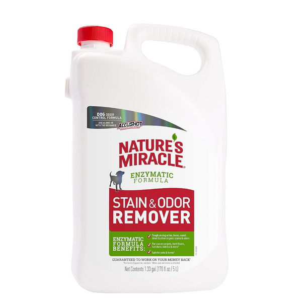 Quitamanchas y olores Nature's Miracle para perros, 170 fl. onz. 