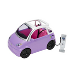 Coche de juguete Barbie "Vehículo eléctrico" con estación de carga
