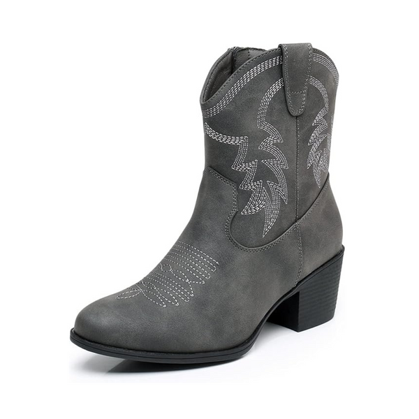 Globalwin Botas vaqueras de vaquero occidental a media pantorrilla para mujer (varios)