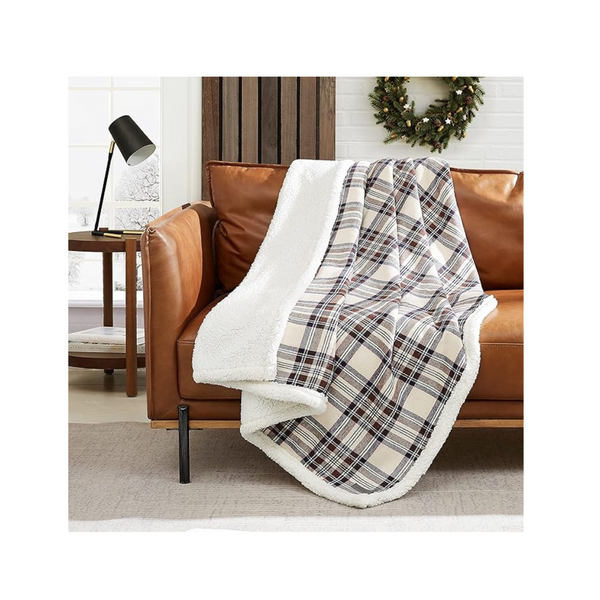 Manta reversible de forro polar Sherpa de Eddie Bauer para todas las estaciones