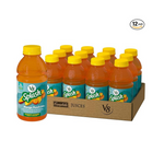 12-Pack V8 Splash Flavored Juice Beverage Mango Peach, 16 Oz