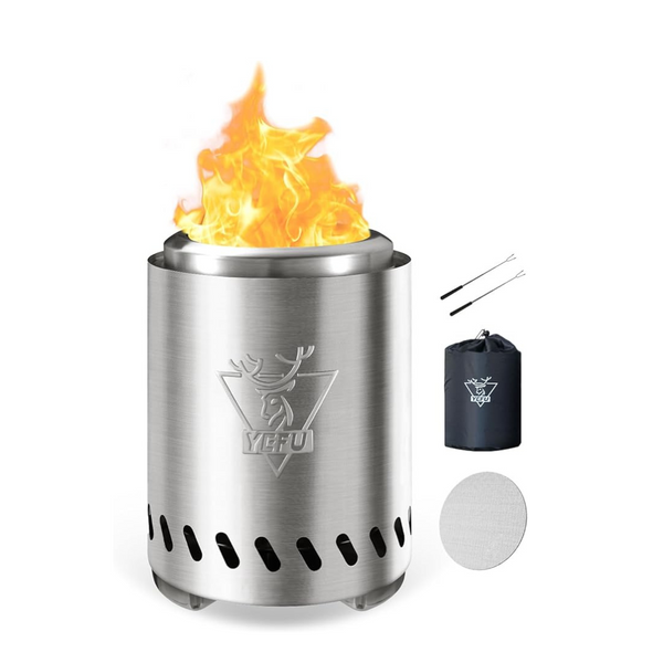 Brasero de mesa con bajo nivel de humo de 9,7" x 7,1"