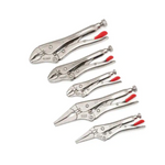 5-Piece Crescent Locking Plier Set + 2-Piece 10'' Shears & 3.25'' Knife Set