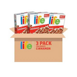 Paquete de 3 cajas de cereal de canela Quaker Life de 13 oz