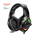 7.1 Surround Sound Noise Canceling Mic & RGB Light Gaming Headphones