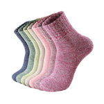 7-Pairs Premillow Unisex Vintage Thick Wool Socks