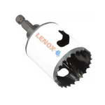 Sierra perforadora con eje para herramientas ranuradas de velocidad Lenox de 1-3/4"