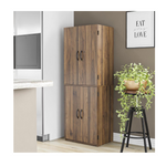 Gabinete de almacenamiento Mainstays de 4 puertas y 5' (60.04"H x 21.22"W x 15.51"D)