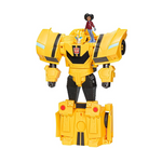 Figura de acción Transformers EarthSpark Spin Changer Bumblebee de 8''