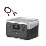 Ef Ecoflow River 2 256Wh LiFePO4 Solar Power Station with Charging Cable