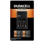 Duracell Battery Charger with 6 AA and 2 AAA Pre-Charged Rechargeable Batteries