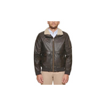 Tommy Hilfiger Chaqueta bomber de piel sintética para hombre