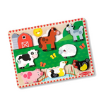 Melissa & Doug Farm Wooden Chunky Puzzle