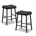 Juego de 2 taburetes de bar Kairuituch de 24 pulgadas con altura para mostrador de cocina