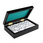 Legacy Deluxe Double-6 Dominoes, juego de mesa original clásico, juego de 28